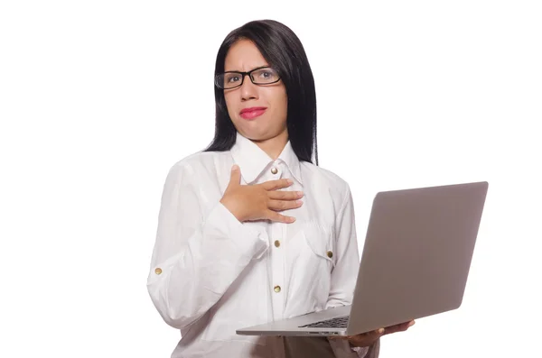 Young woman in business concept — Stock Photo, Image