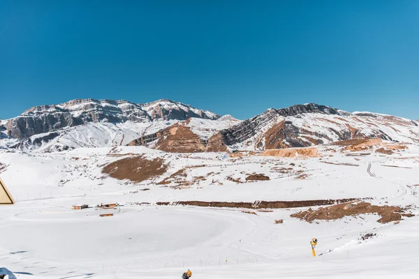 Winter mountains in Gusar region of Azerbaijan — Stock Photo, Image