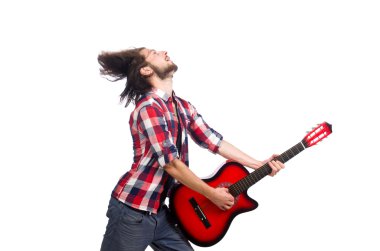 Gitarist beyazı izole etti