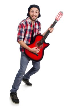 Gitarist beyazı izole etti