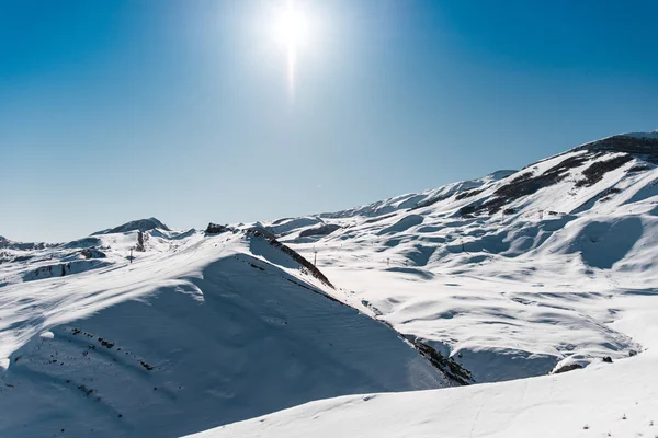 Vinterbergen i regionen Gusar i Azerbajdzjan — Stockfoto