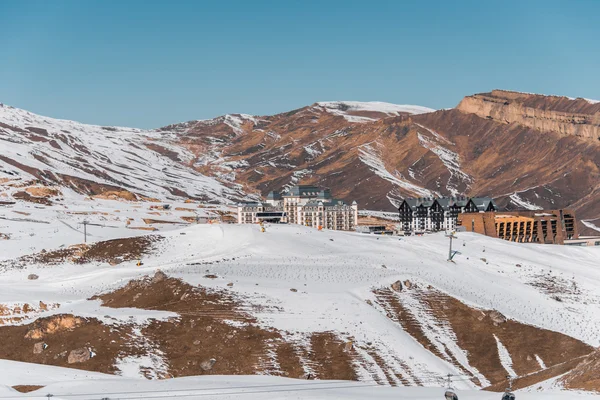 Hotel turistici in Azerbaijan, Shahdag — Foto Stock