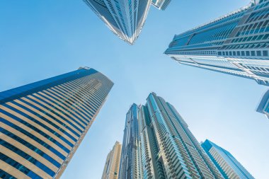 BAE 'deki Dubai Marina gökdelenleri