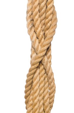 İp beyaz arkaplanda izole edildi