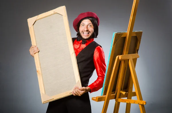 Man artist in art concept — Stock Photo, Image