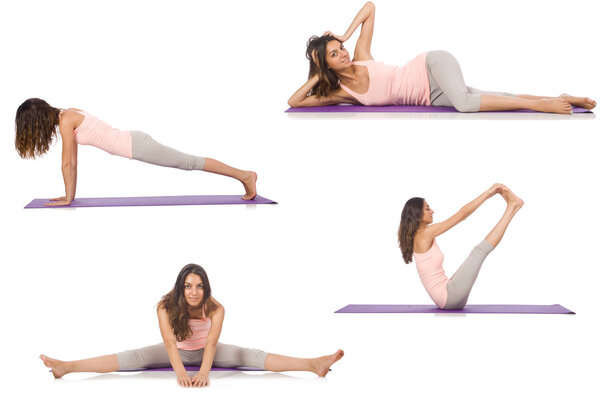 Concept of healthy lifestyle in set