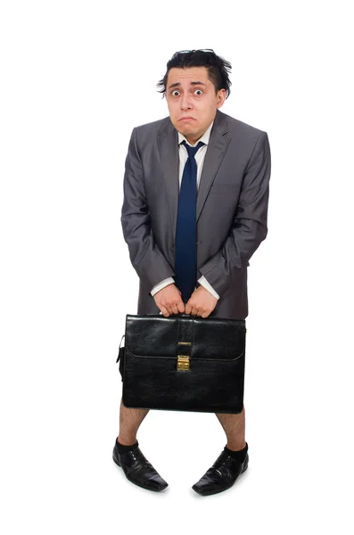 Funny man in business concept — Stock Photo, Image