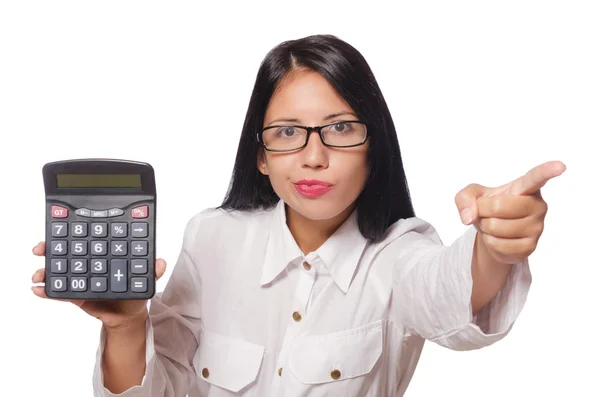 Young woman in business concept — Stock Photo, Image