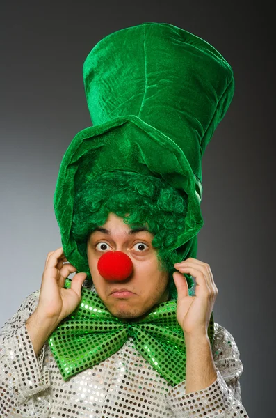 Funny person in saint patrick holiday concept — Stock Photo, Image