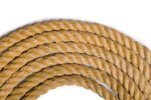 Concept avec corde de chanvre longue — Photo