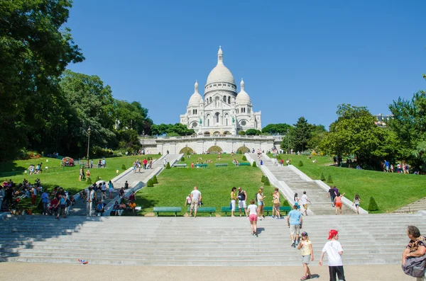 Basílica del Sagrado Corazón en París —  Fotos de Stock
