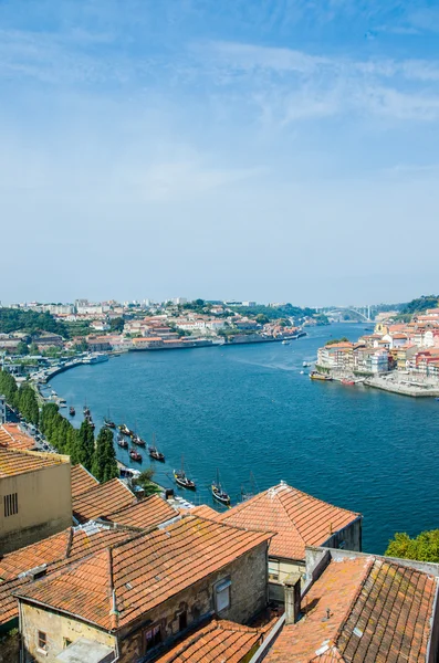 Vista da cidade do Porto no dia de verão — Fotografia de Stock