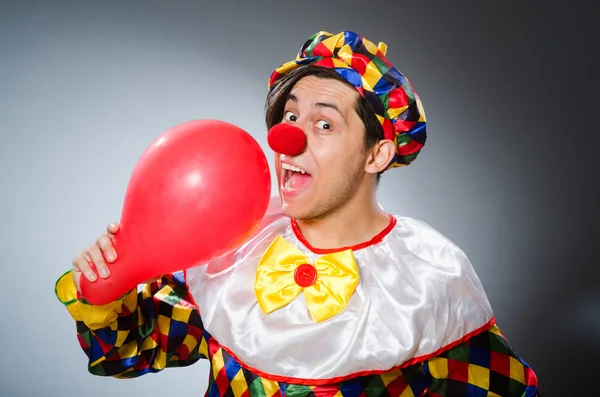 滑稽概念中的滑稽小丑 — 图库照片