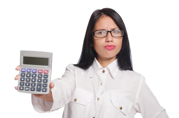 Mujer joven en concepto de negocio —  Fotos de Stock