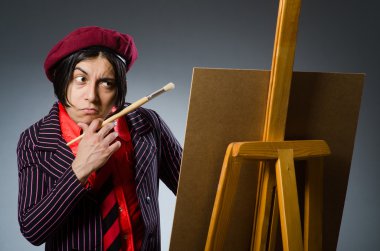 Onun sanat ile komik sanatçı