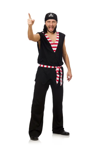 Man pirate isolated on the white background — Stock Photo, Image