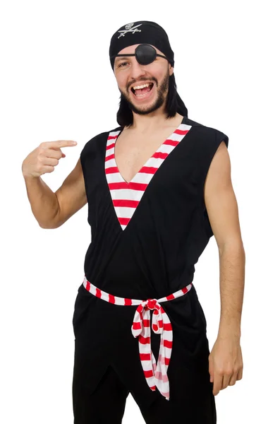 Man pirate isolated on the white background — Stock Photo, Image