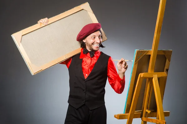 Man artist in art concept — Stock Photo, Image