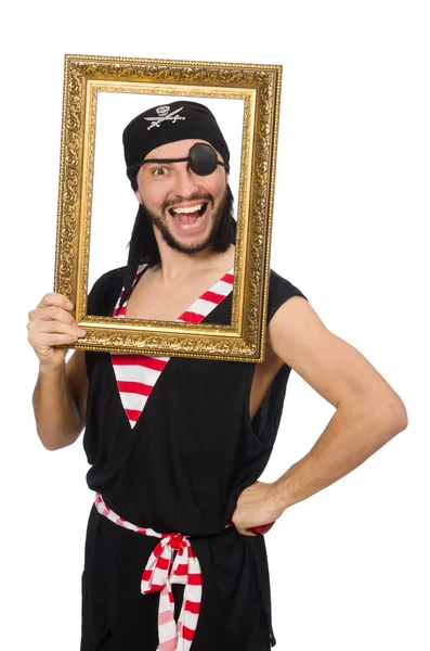 Man pirate isolated on the white background — Stock Photo, Image