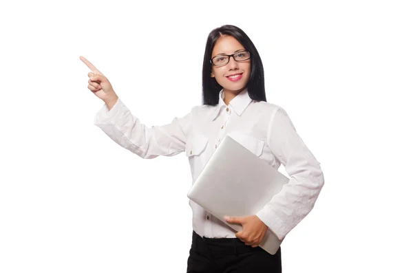 Junge Frau im Geschäftskonzept — Stockfoto