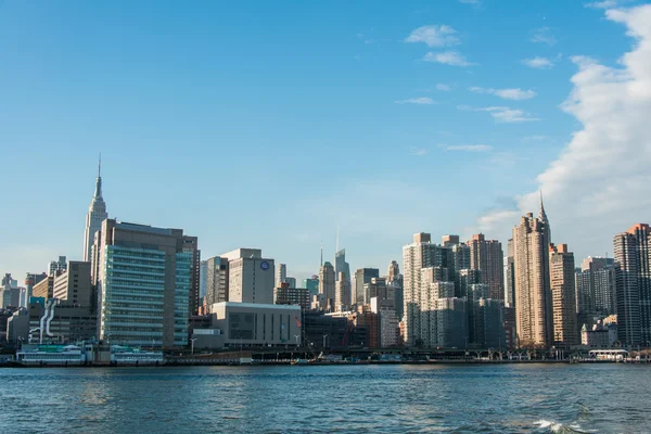 Panorama centrum Manhattanu w Nowym Jorku — Zdjęcie stockowe
