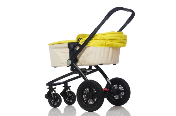 Kinderwagen isoliert auf weißem Hintergrund — Stockfoto