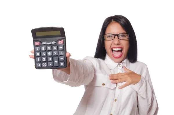 Mujer joven en concepto de negocio —  Fotos de Stock