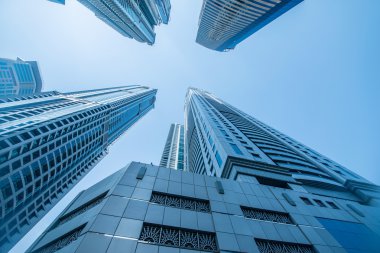 BAE 'deki Dubai Marina gökdelenleri