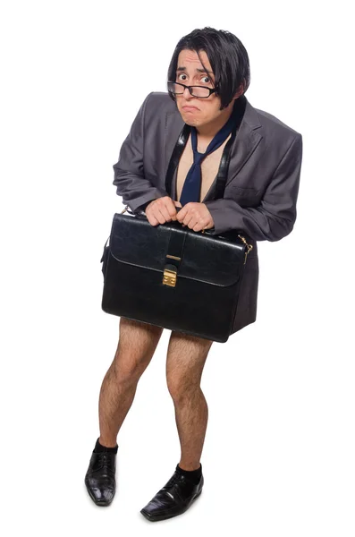 Funny man in business concept — Stock Photo, Image