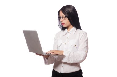 Genç kadın iş kavramı