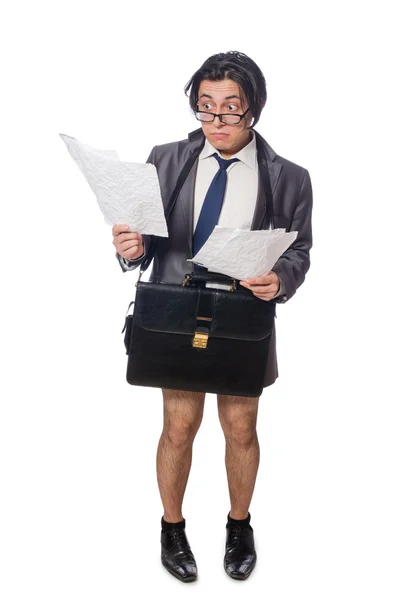 Funny man in business concept — Stock Photo, Image