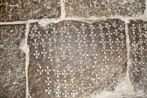 Cruces en la pared — Foto de Stock