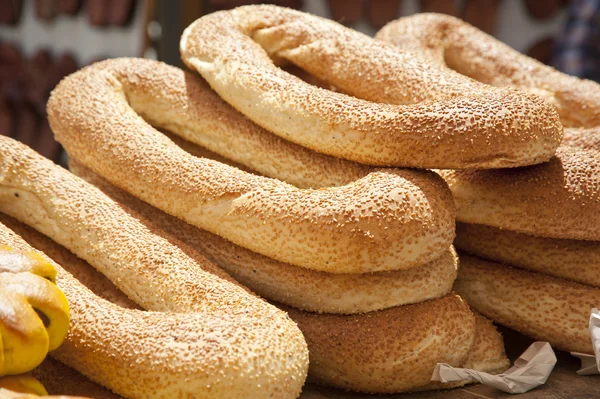 Bagels for sale in Jerusalem — Stock Photo, Image