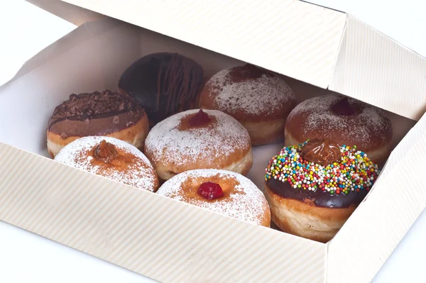 Hanukkah doughnuts — Stock Photo, Image