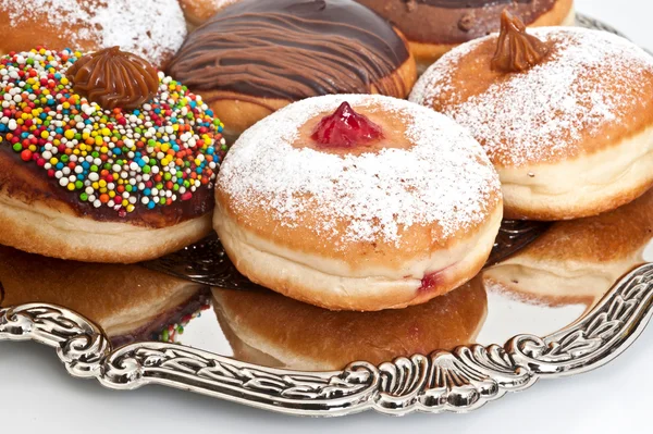 Hanukkah doughnuts — Stock Photo, Image