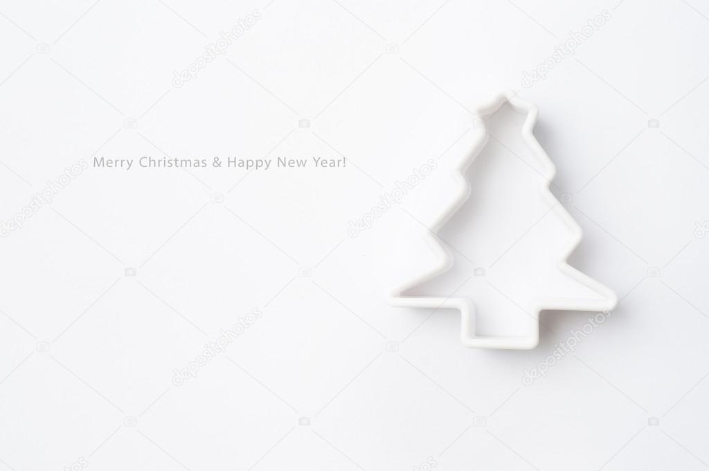 Christmas card with mold for baking. Look through my portfolio t