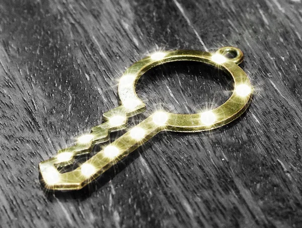 Золотий ключ — стокове фото