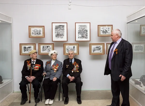 Ветераны в День Победы — стоковое фото