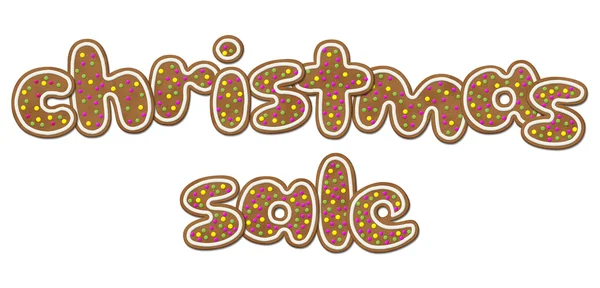 The inscription Christmas sale — Stock Photo, Image