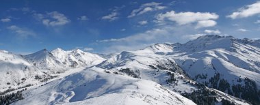 Kış panoramik manzarası