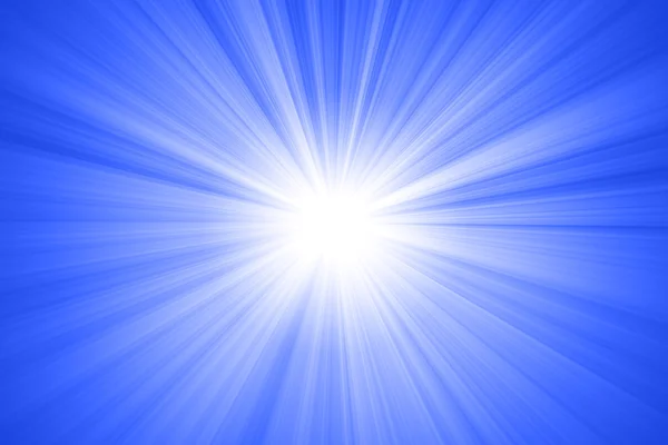 Sun in blue sky — Stock Photo, Image