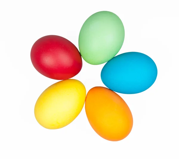 Çok Renkli Yumurtalar Paskalya — Stok fotoğraf