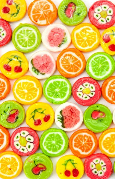 Many Different Tasty Candies Background — Stock Photo, Image