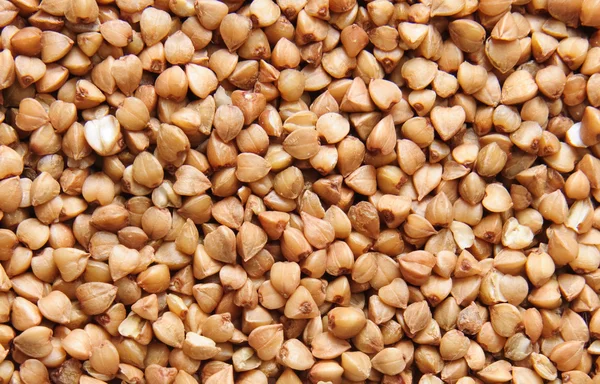 Dry Brown Buckwheat Background — Stock Photo, Image