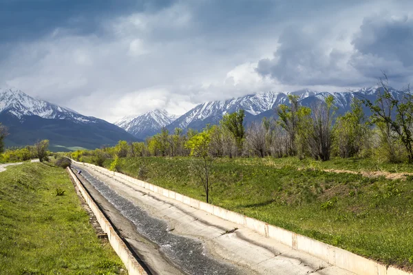 Asia landscape. Kyrgyzstan, Baitik