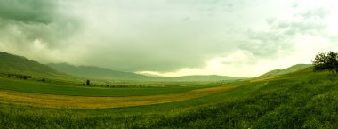 Panoramik dağ manzarası