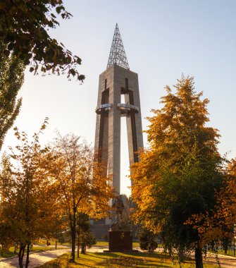 Sonbahar manzara. Anıt Park