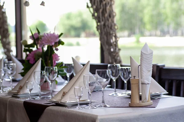 BANQUET TABLE — Stock Photo, Image