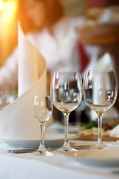 BANQUET TABLE — Stock Photo, Image