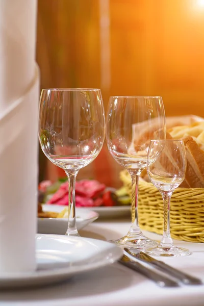 BANQUET TABLE — Stock Photo, Image